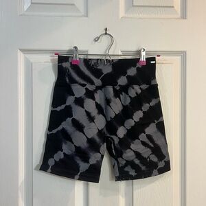 tie dye biker shorts